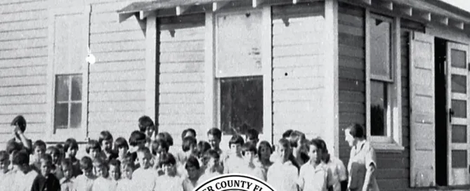 Everglades City School Centennial Banner sponsored by Everglades City School