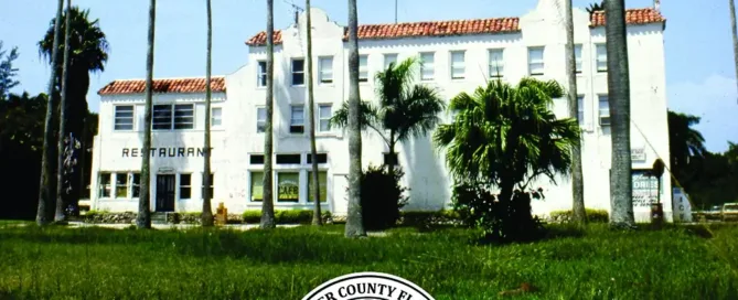 Everglades Inn and Manhattan Mercantile Centennial Banner Sponsored by Craig and Bonnie Woodward