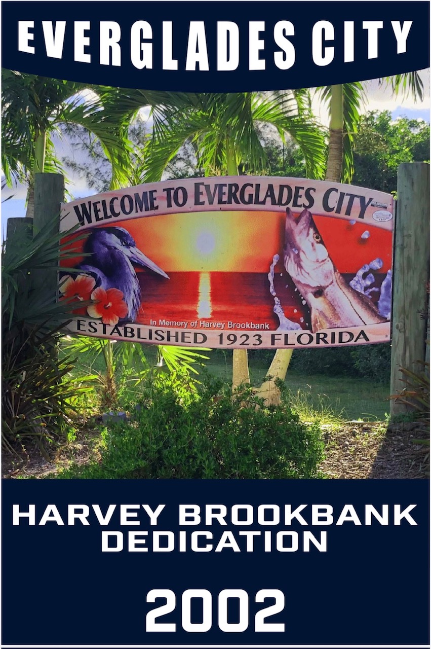 Welcome to Everglades City Sign